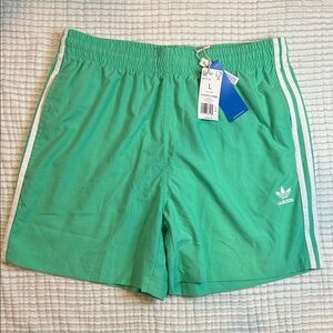 NWT men’s adidas 3-stripes swim short